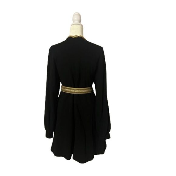 Sincerely Jules for Bandier Black Long Sleeve Sweatshirt Dress Size XS - Picture 3 of 7